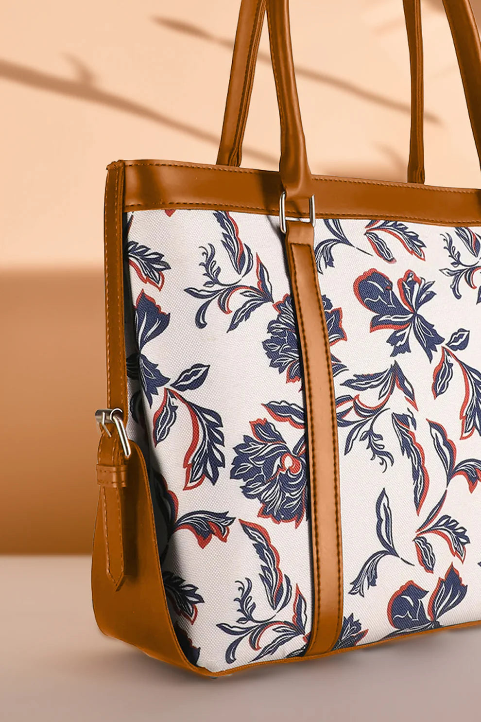 Culture Strap Canvas Tote Bag Ocean Leaf