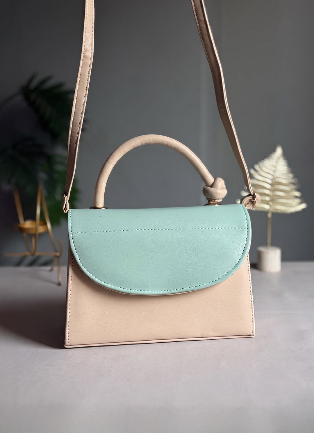 Culture Handbag Stella Knot - Cyan
