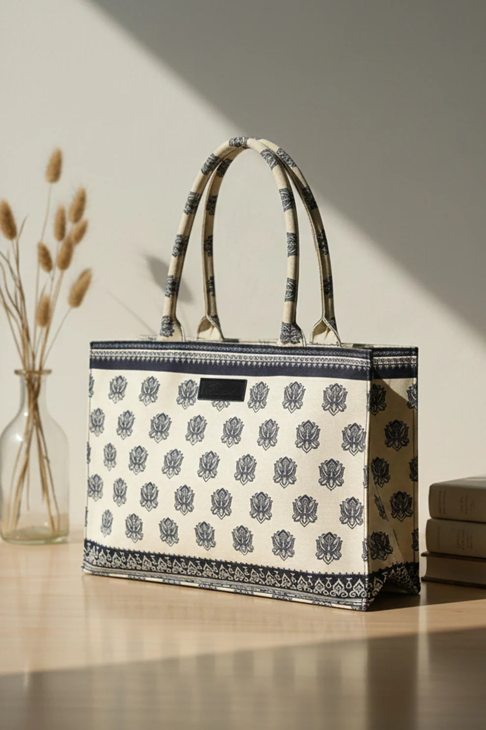Culture Canvas Tote  Lotus
