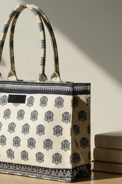 Culture Canvas Tote  Lotus