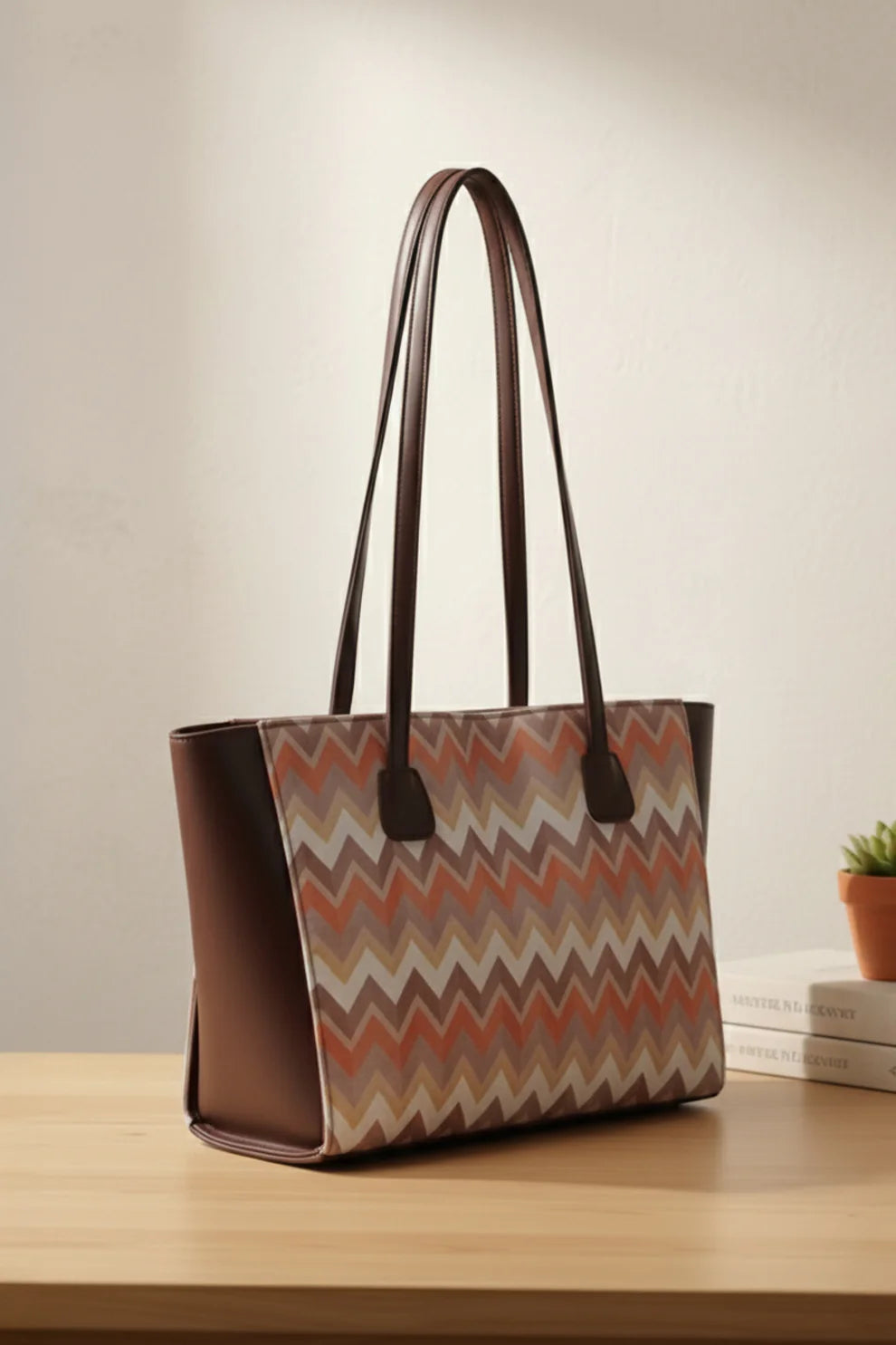 Culture Side Rexine Canvas Tote Horizon