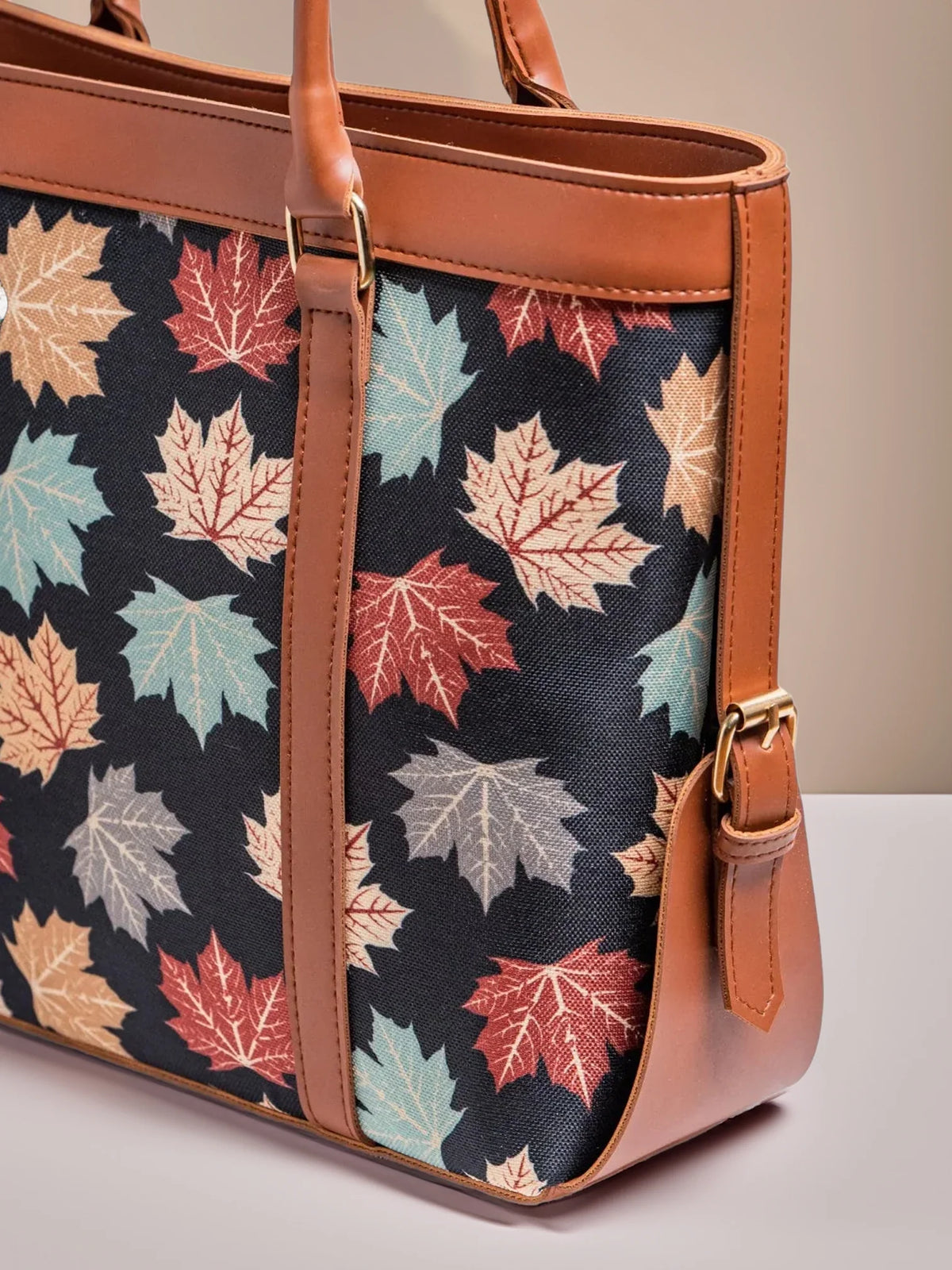 Culture Strap Canvas Tote Bag Autumn Leaf