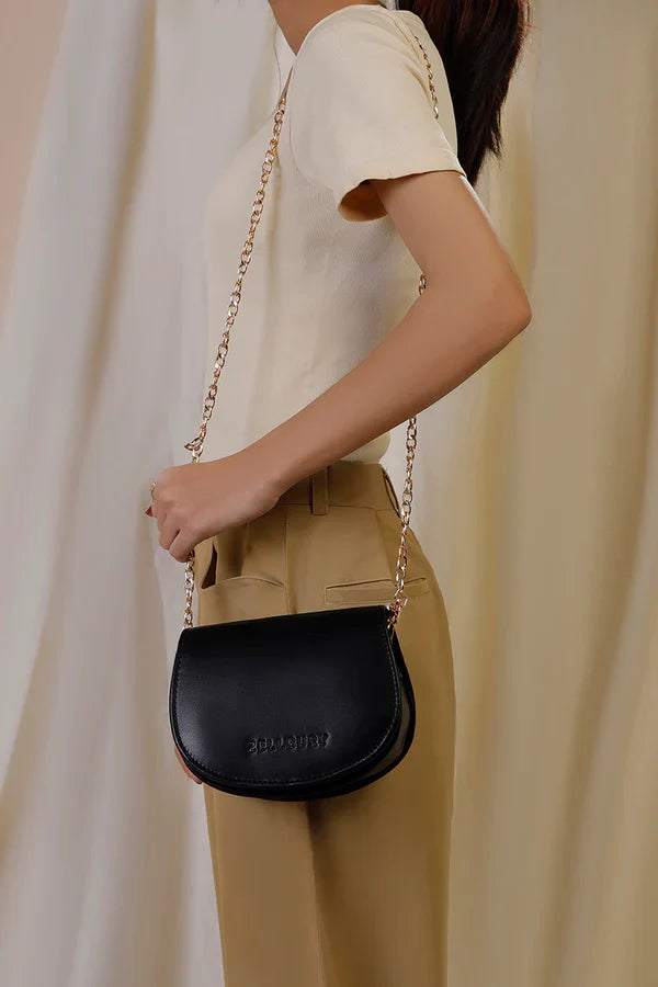 Culture Mini Pearl Handbag-Black