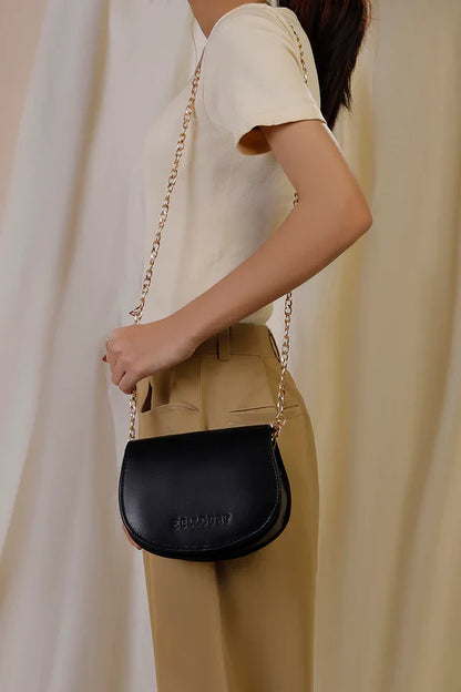Culture Mini Pearl Handbag-Black
