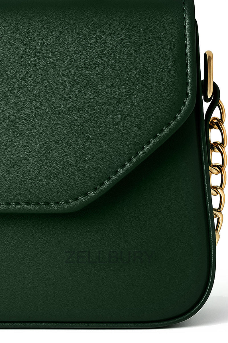 The Bella Charm Handbag-Green