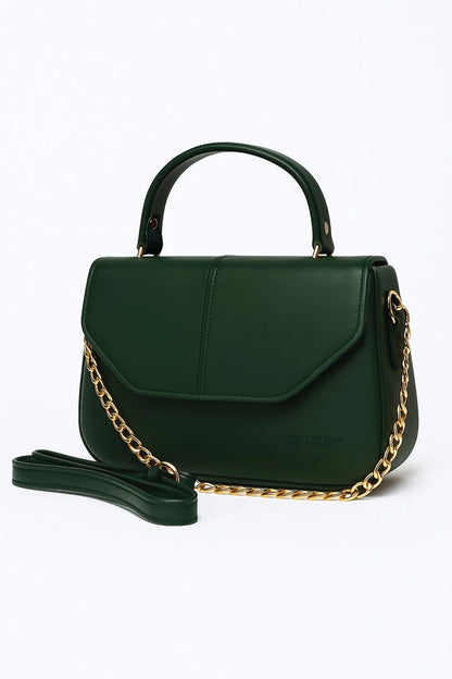 The Bella Charm Handbag-Green