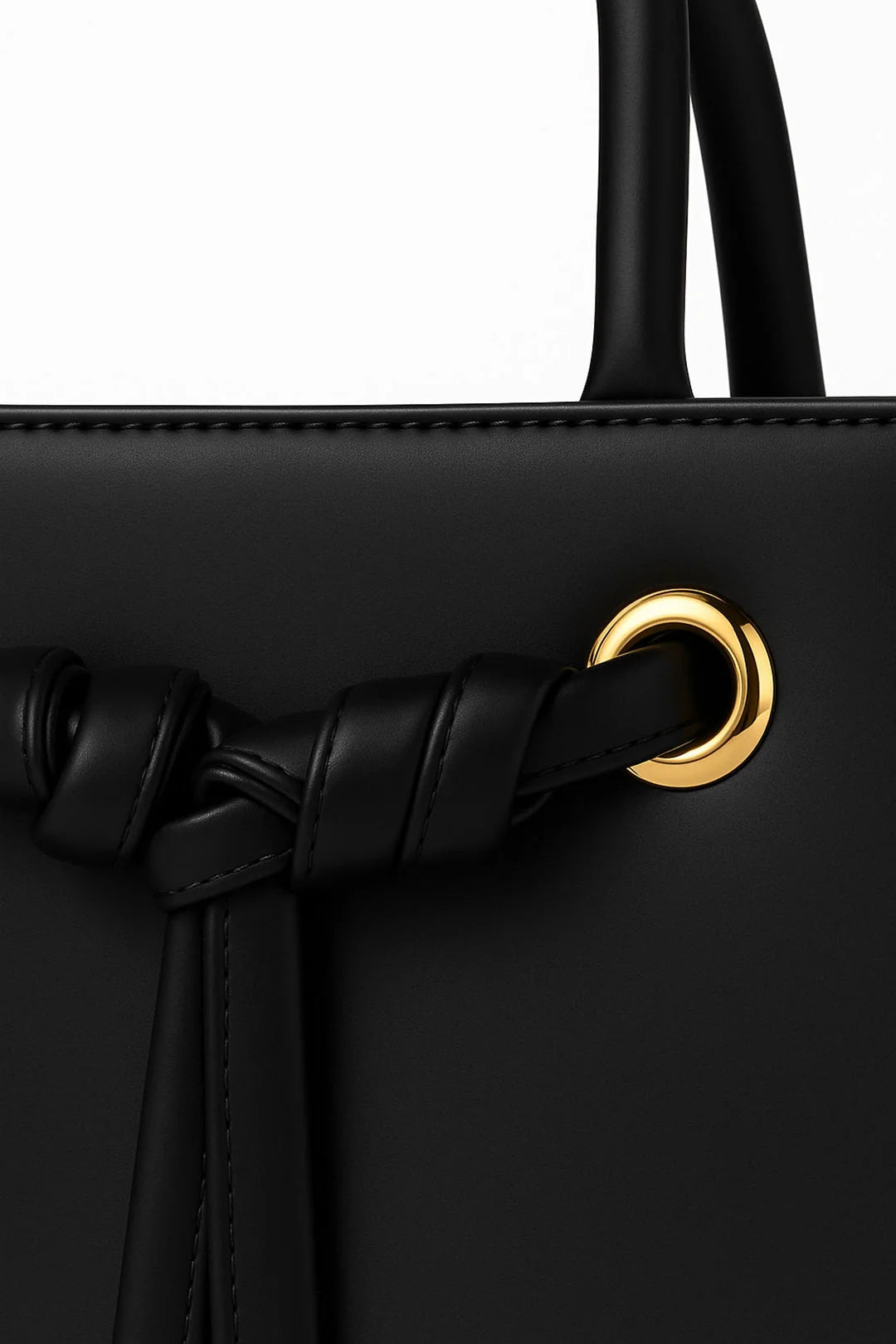 Culture Knot Mini Handbag-Black