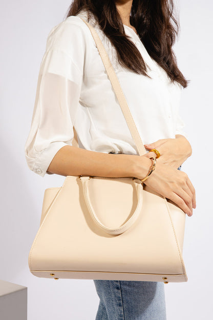 Culture Shoulder Tote Decent Beige