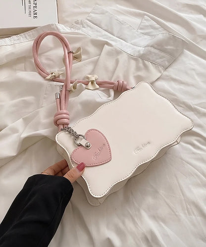 Heart Handbag Pink Strap (High Quality)