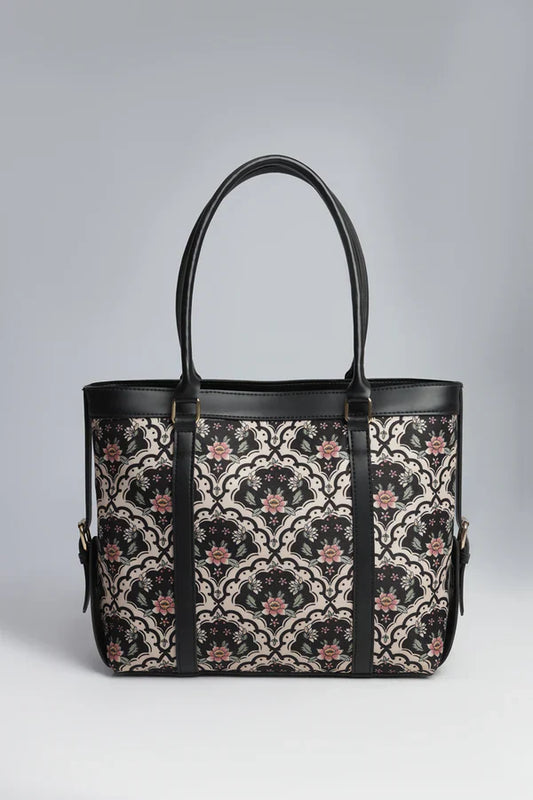 Culture Strap Canvas Tote Bag Twilight Patels