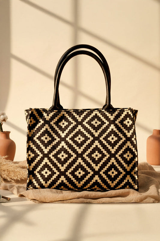 Culture Canvas Tote Dune Diamond