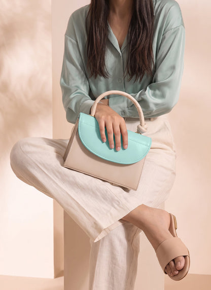 Culture Handbag Stella Knot - Cyan