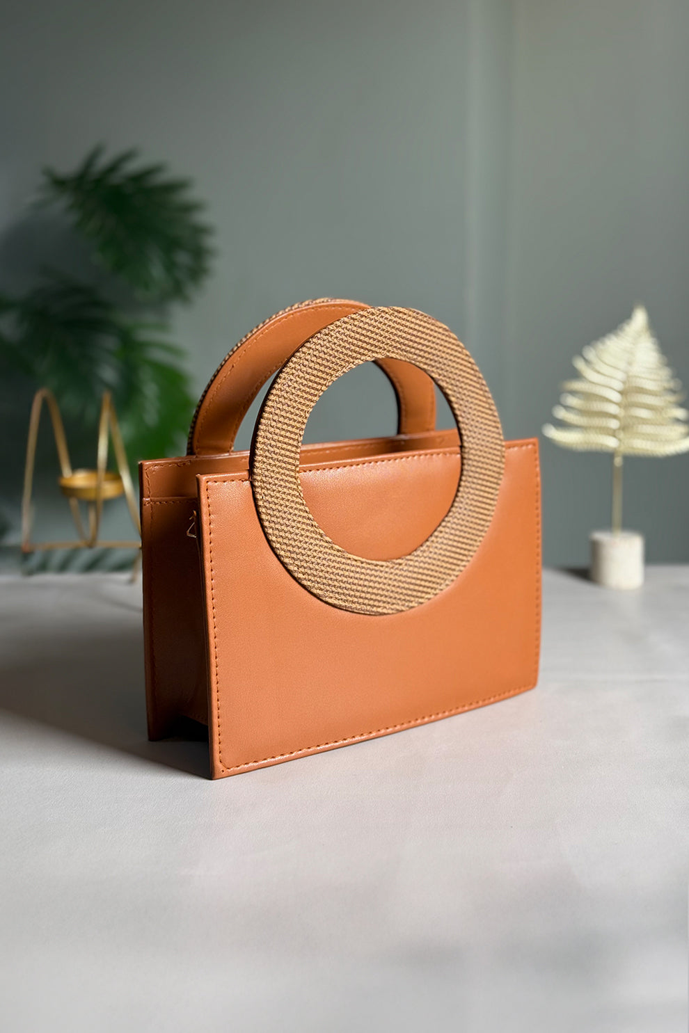 Culture Handbag O-Ring - Brown