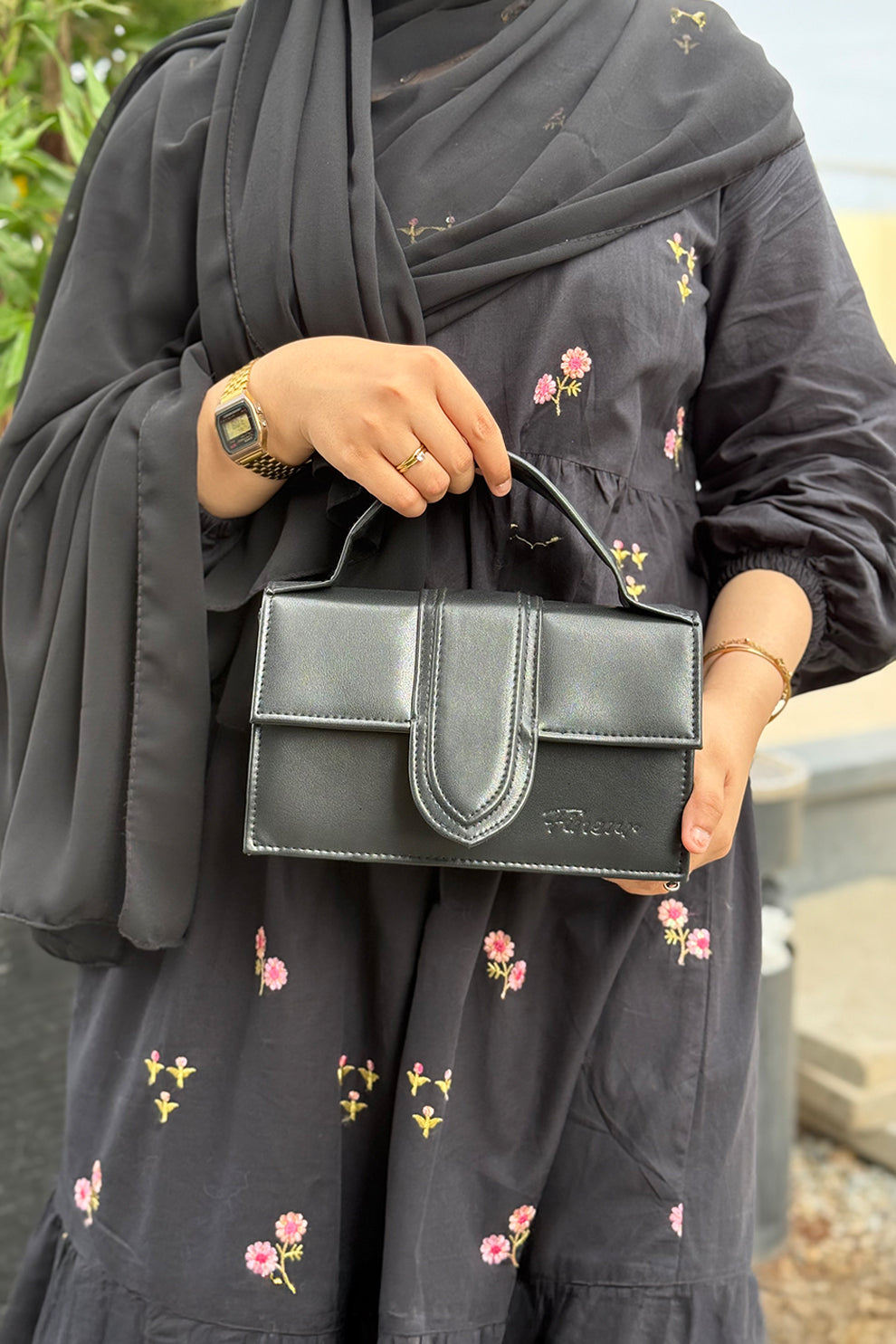 Culture Handbag Bambyno - Black