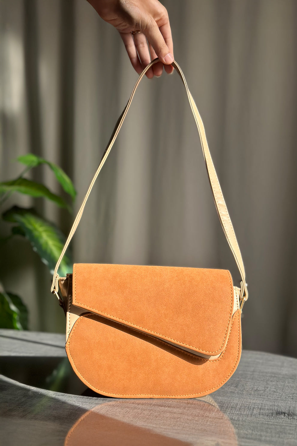 Culture Sling Shoulder Bag Lumez - Mustard