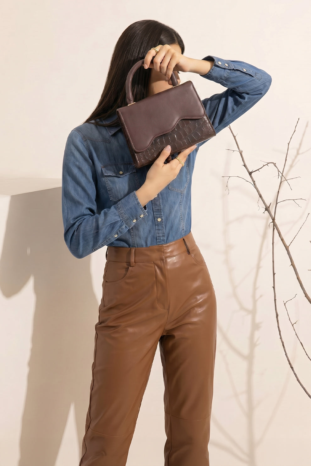 Culture HandBag Wavina - Coffee Brown