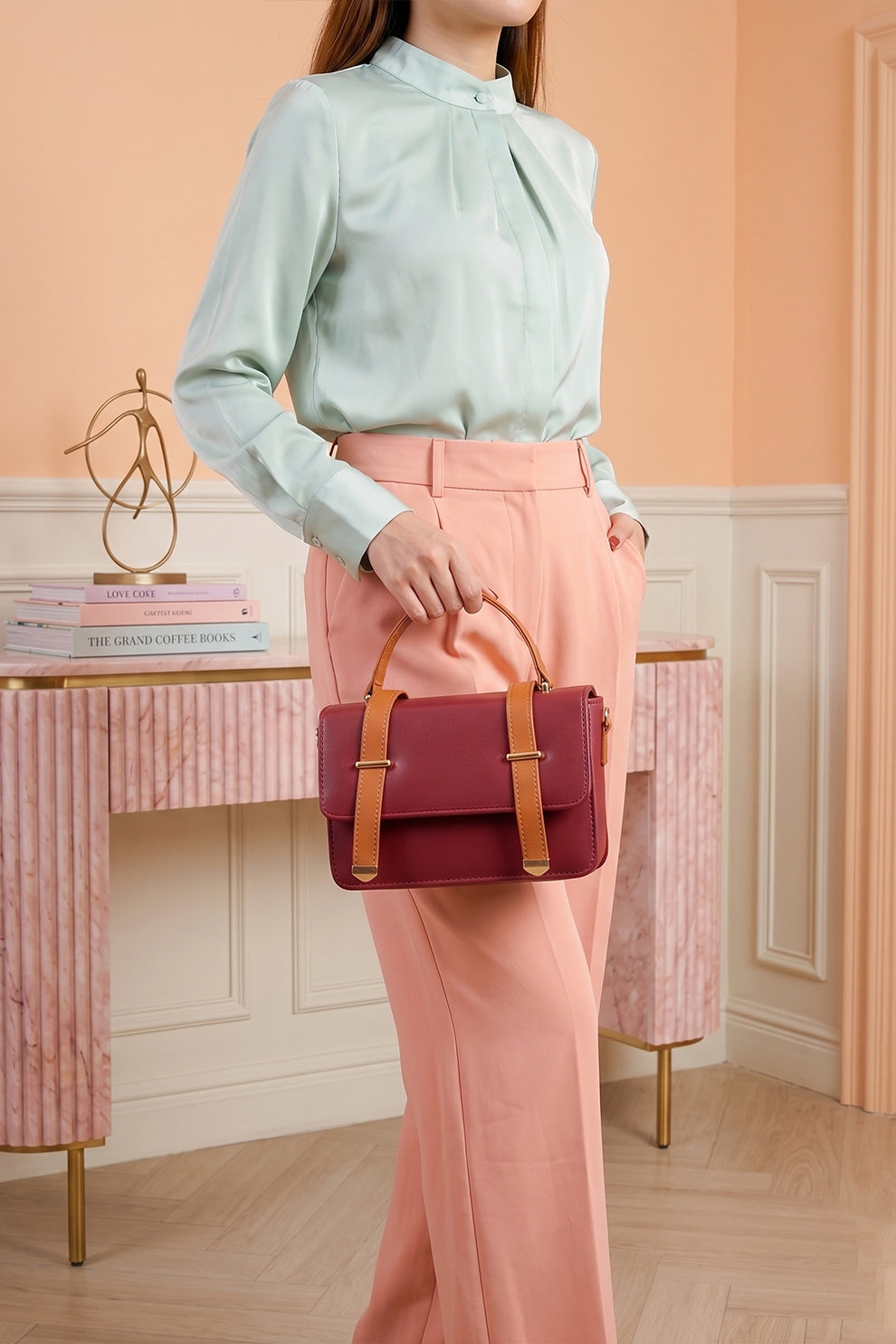 Culture Handbag Melora - Burgundy