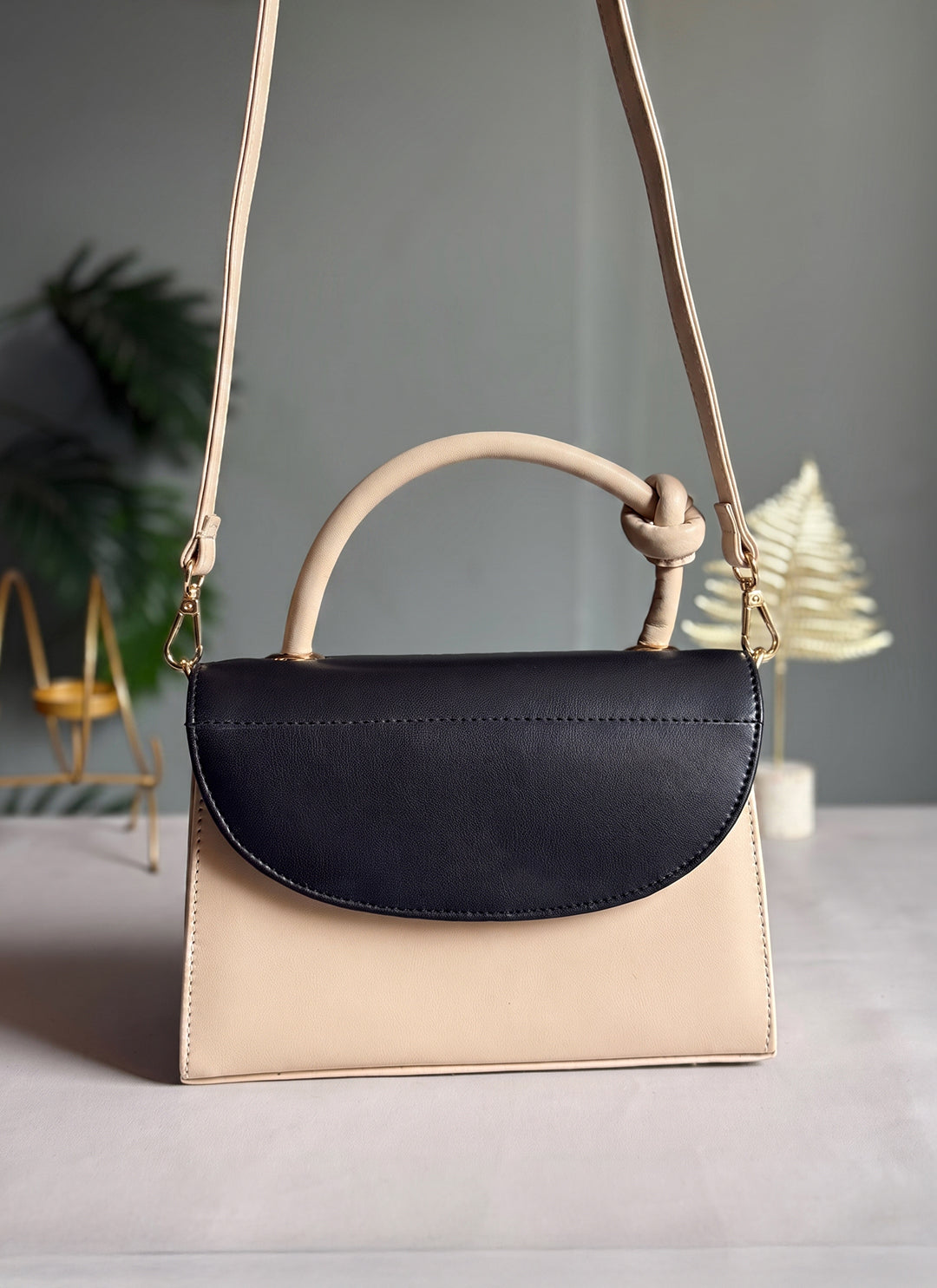 Culture Handbag Stella Knot - Black