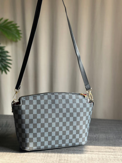 Culture Duo Tote Checkered - Black