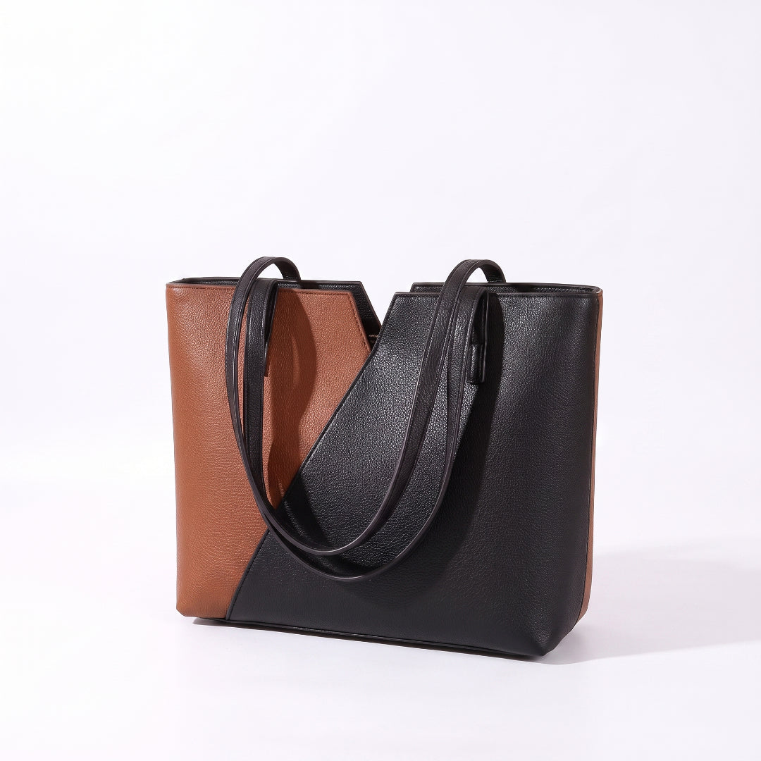 Culture Tote Notch - Black and Brown