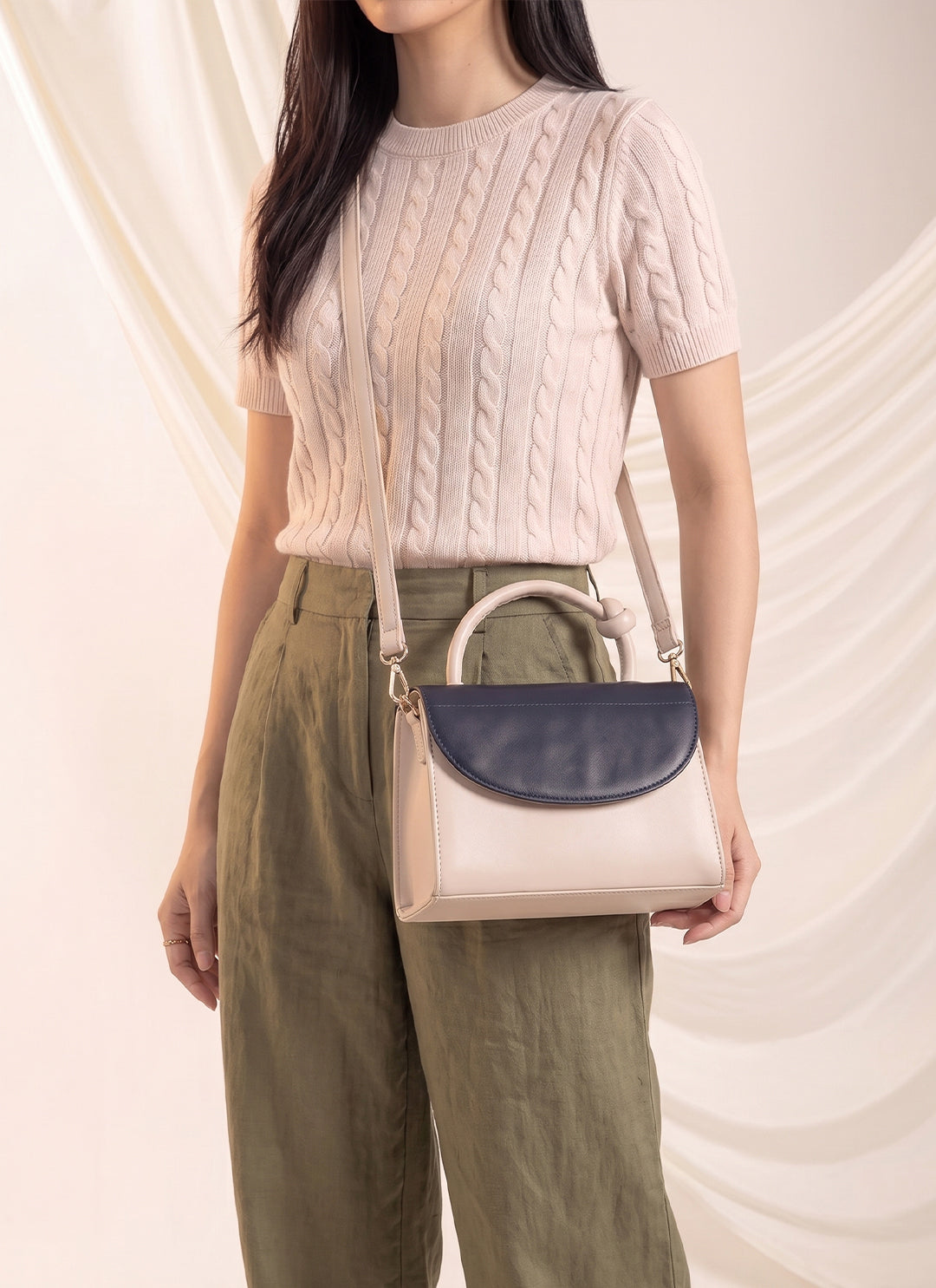 Culture Handbag Stella Knot - Black
