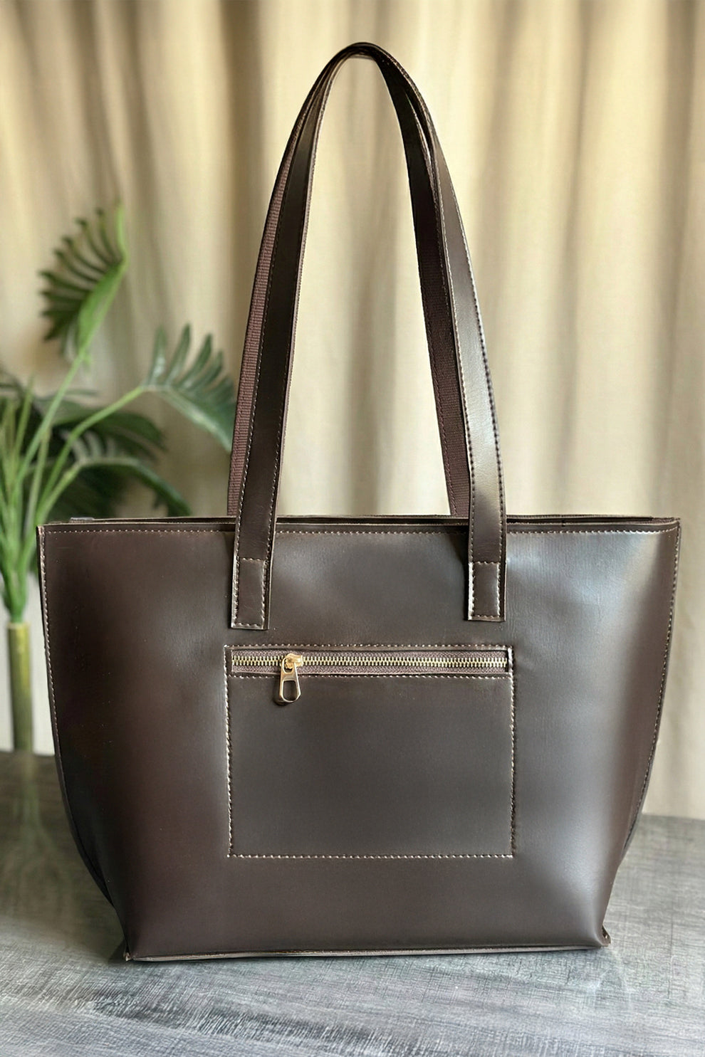 Culture Tote Alexa -Dark Brown