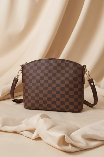 Culture Duo Tote Checkered - Brown