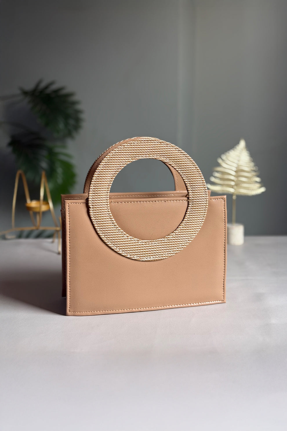 Culture Handbag O-Ring - Beige