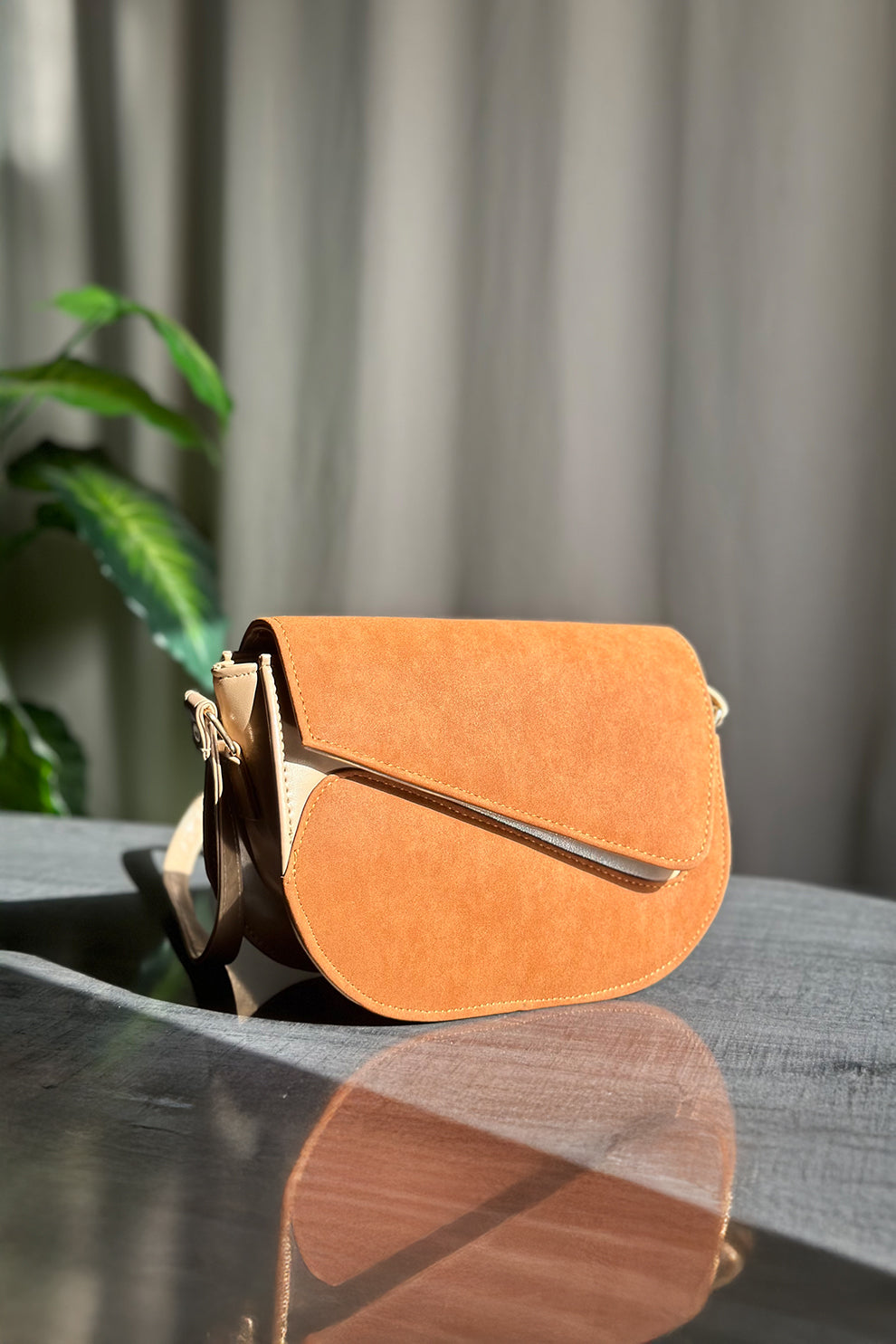 Culture Sling Shoulder Bag Lumez - Mustard