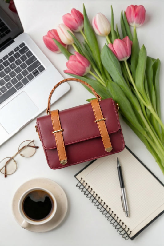 Culture Handbag Melora - Burgundy