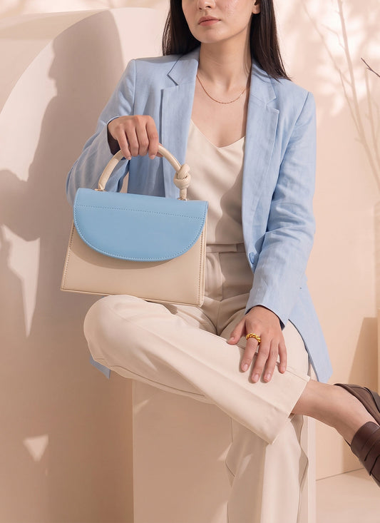 Culture Handbag Stella Knot - Sky Blue