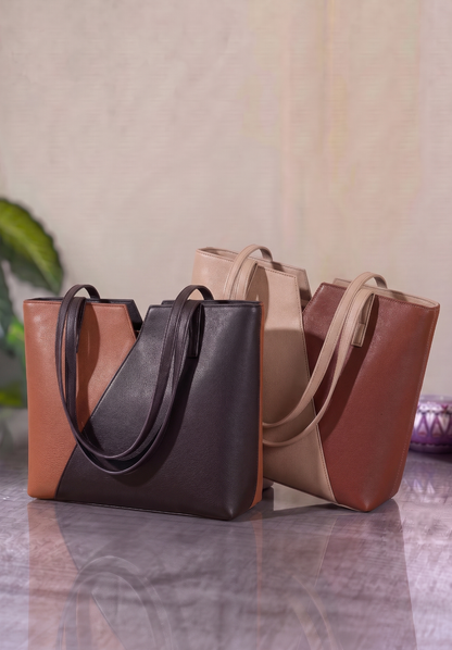 Culture Tote Notch - Black and Brown