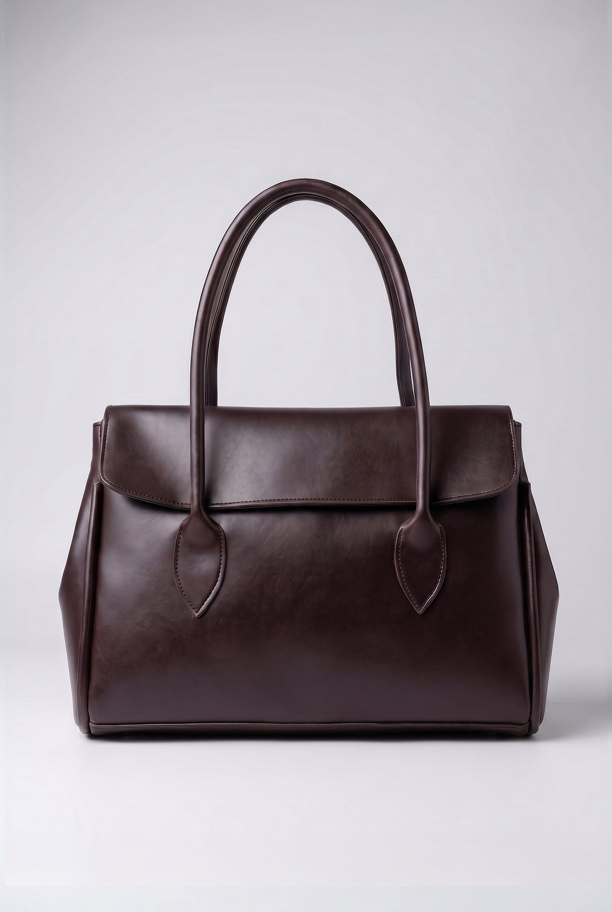Culture Office Tote - Dark Brown