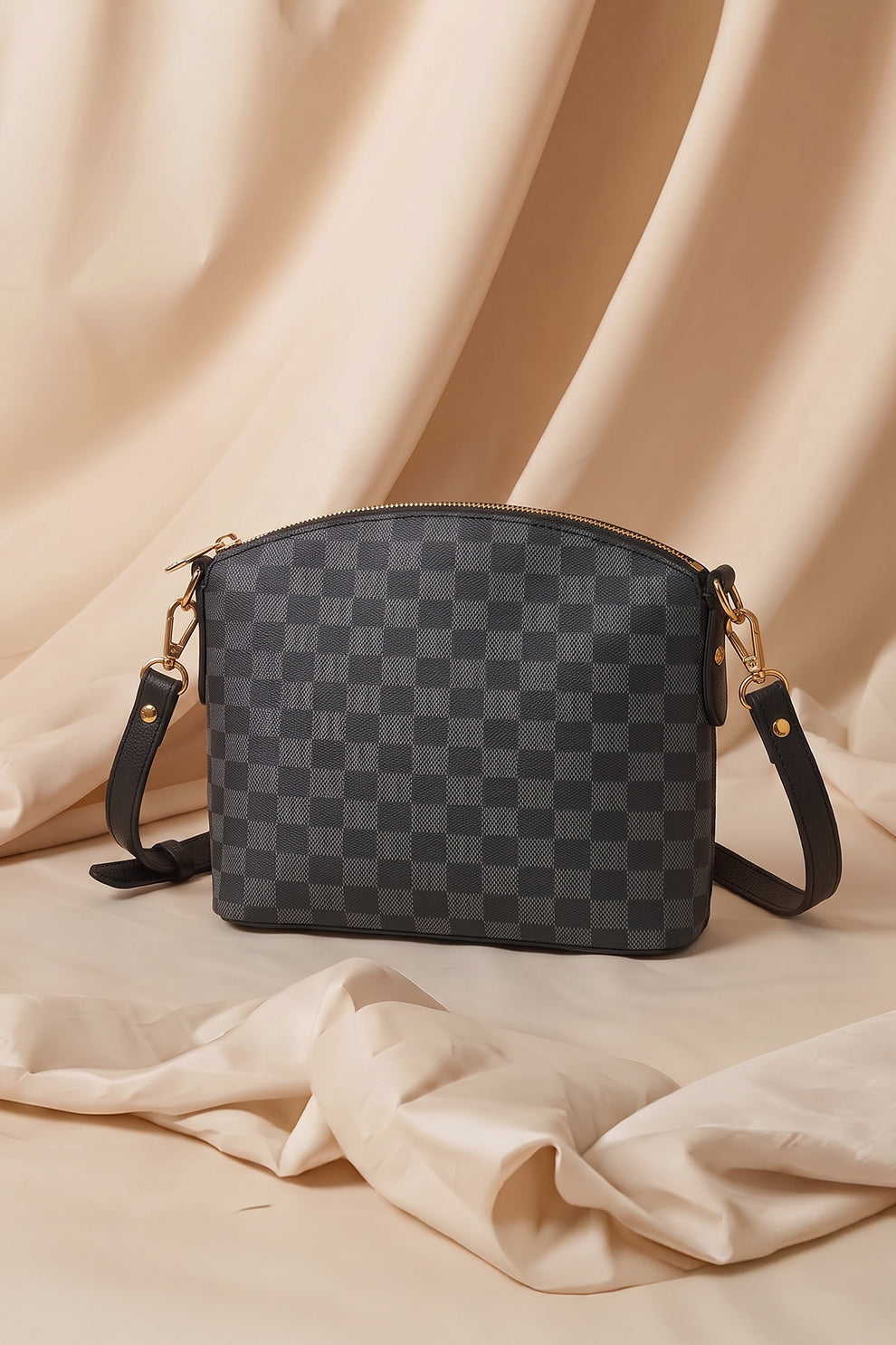 Culture Duo Tote Checkered - Black