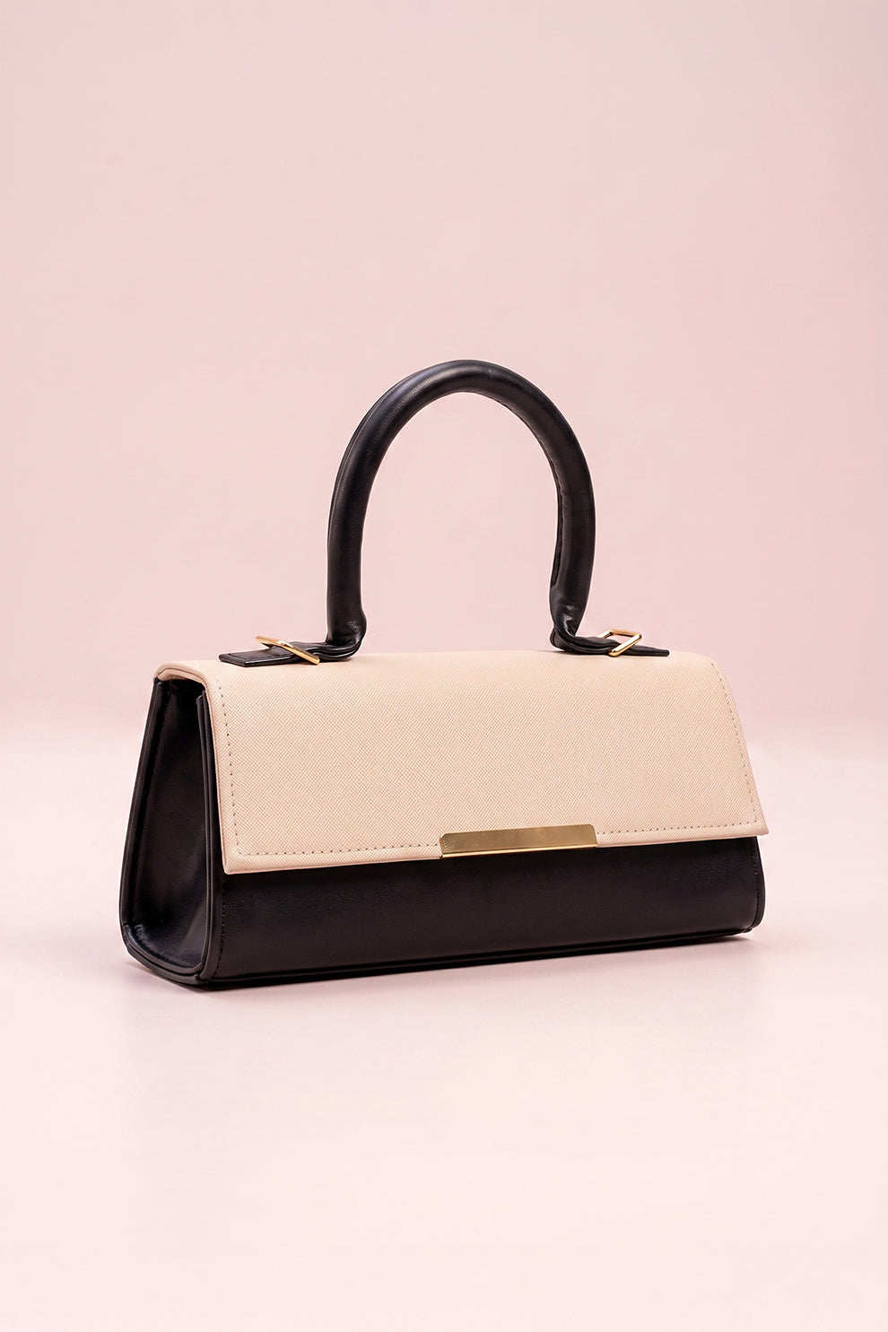 Culture Handbag Vesper - Cream And Black