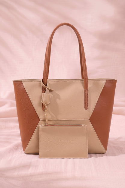 CULTURE TOTE SIGNATURE-BROWN