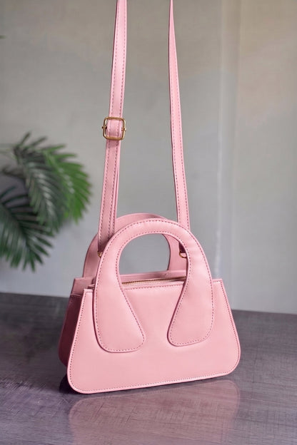 Culture Handbag Crest - Blush Pink