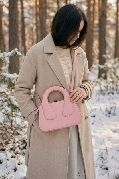 Culture Handbag Crest - Blush Pink