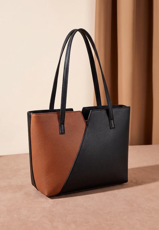 Culture Tote Notch - Black and Brown